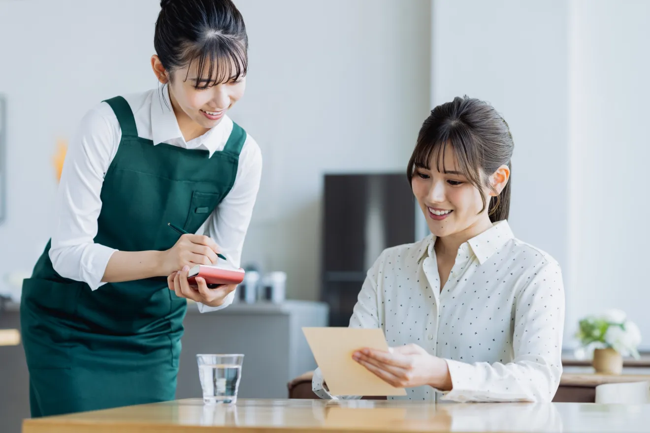 料理出しの際に生じる不安を解消する確認方法