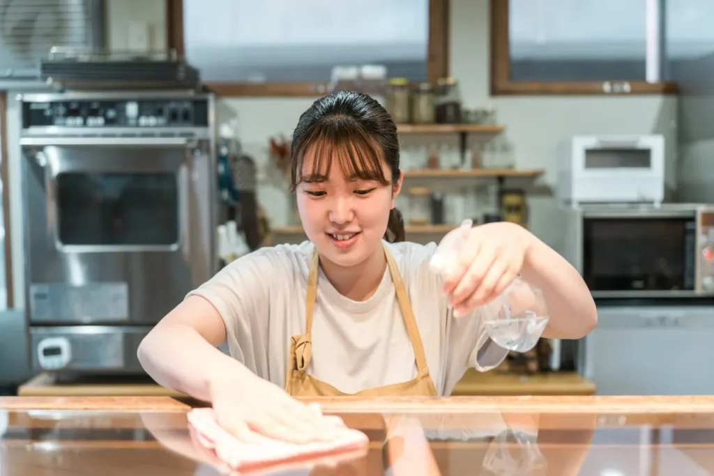 キッチン業務の負担を軽減する工夫
